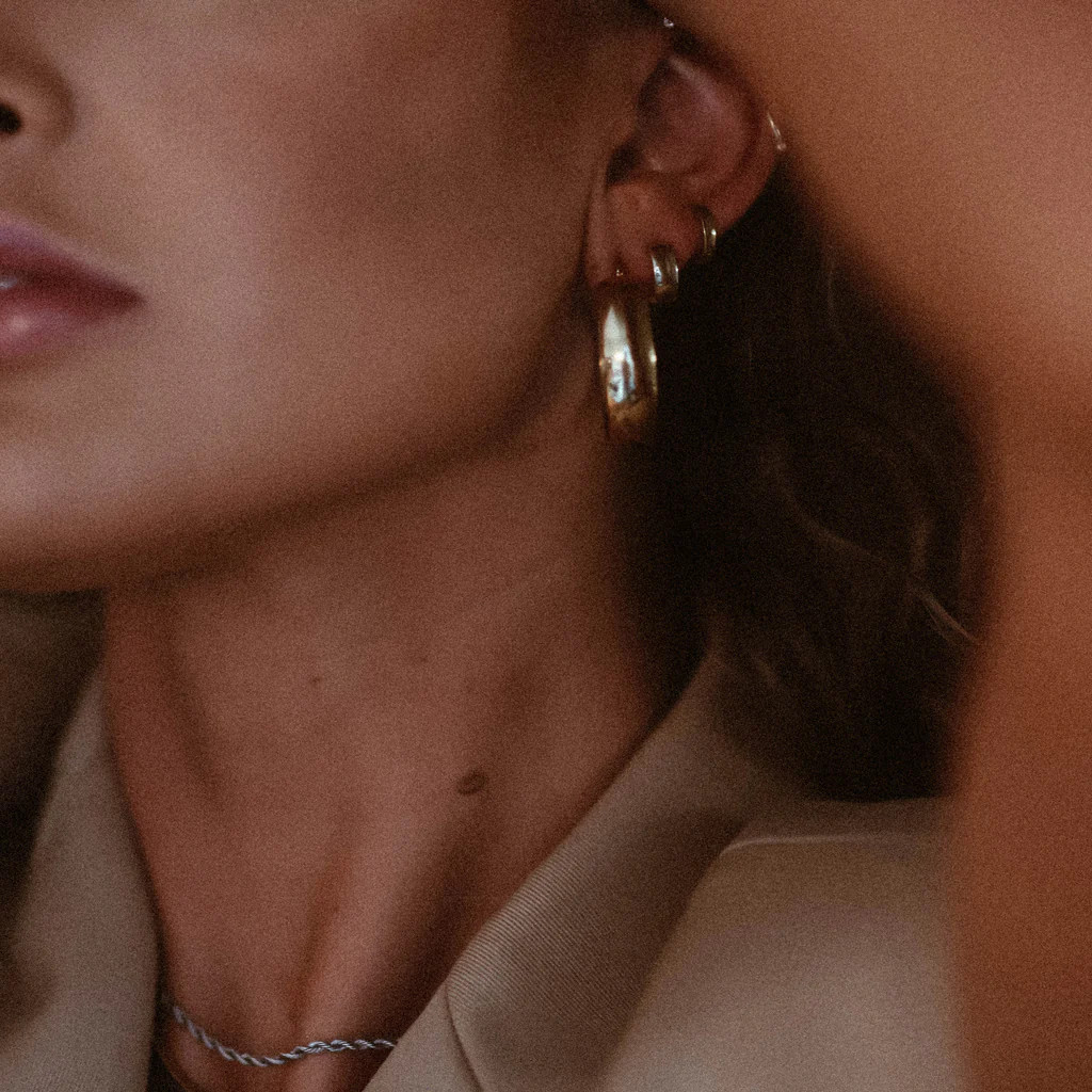 Alexa Chunky Hoops | Lor By Cara Loren