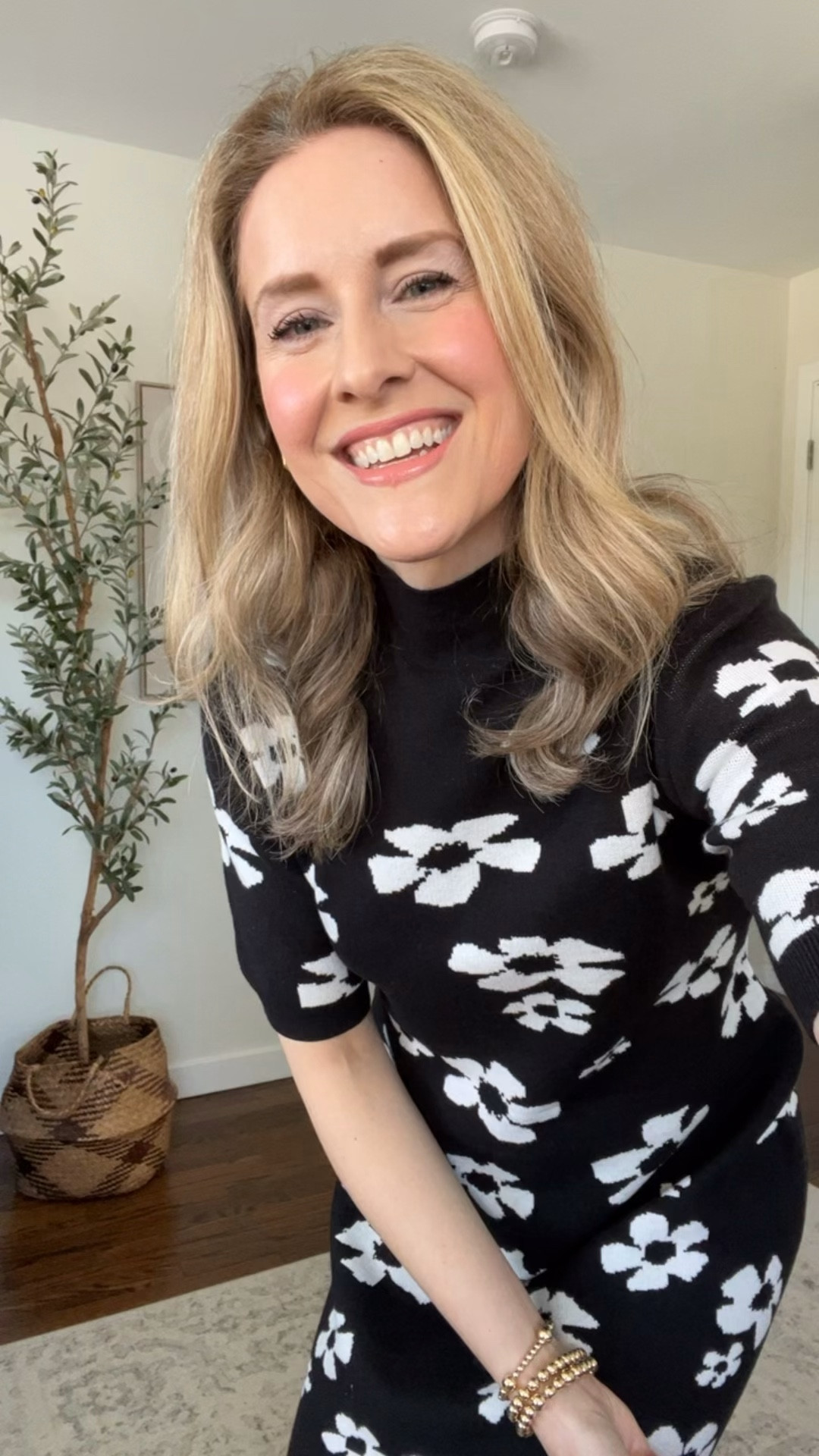 Walmart sweaterdress I absolutely love, such a nice soft stretchy fabric, not clingy. I sized up one size to a medium. #walmartfashion 

#LTKOver40 #LTKootd #LTKmomlife