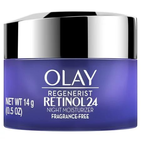 Olay Regenerist Retinol 24 Night Facial Moisturizer Fragrance-Free 0.5 oz | Walmart (US)