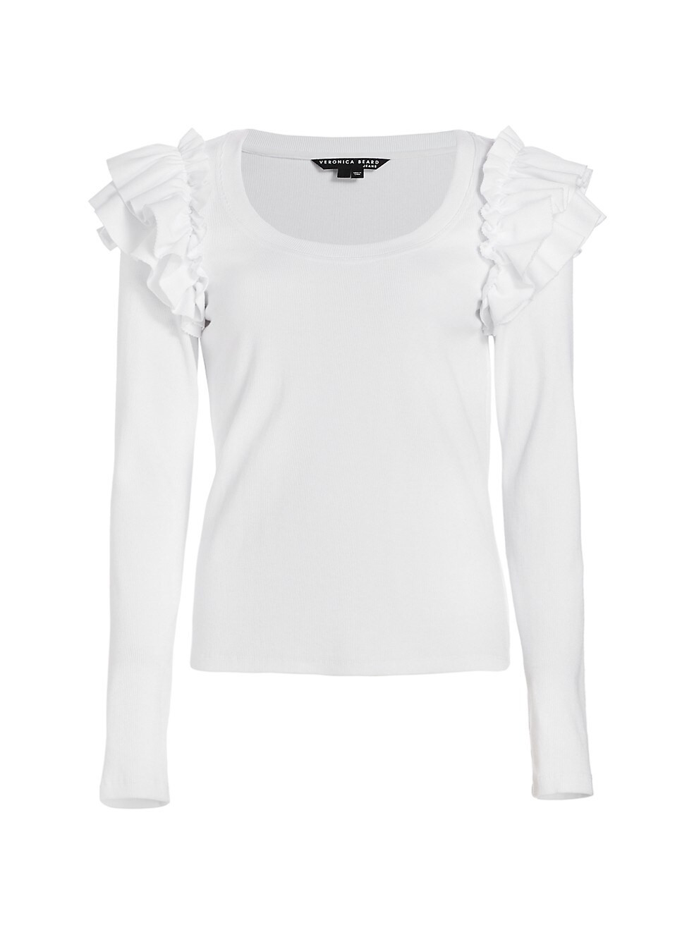Avedon Ruffle-Shoulder Top | Saks Fifth Avenue