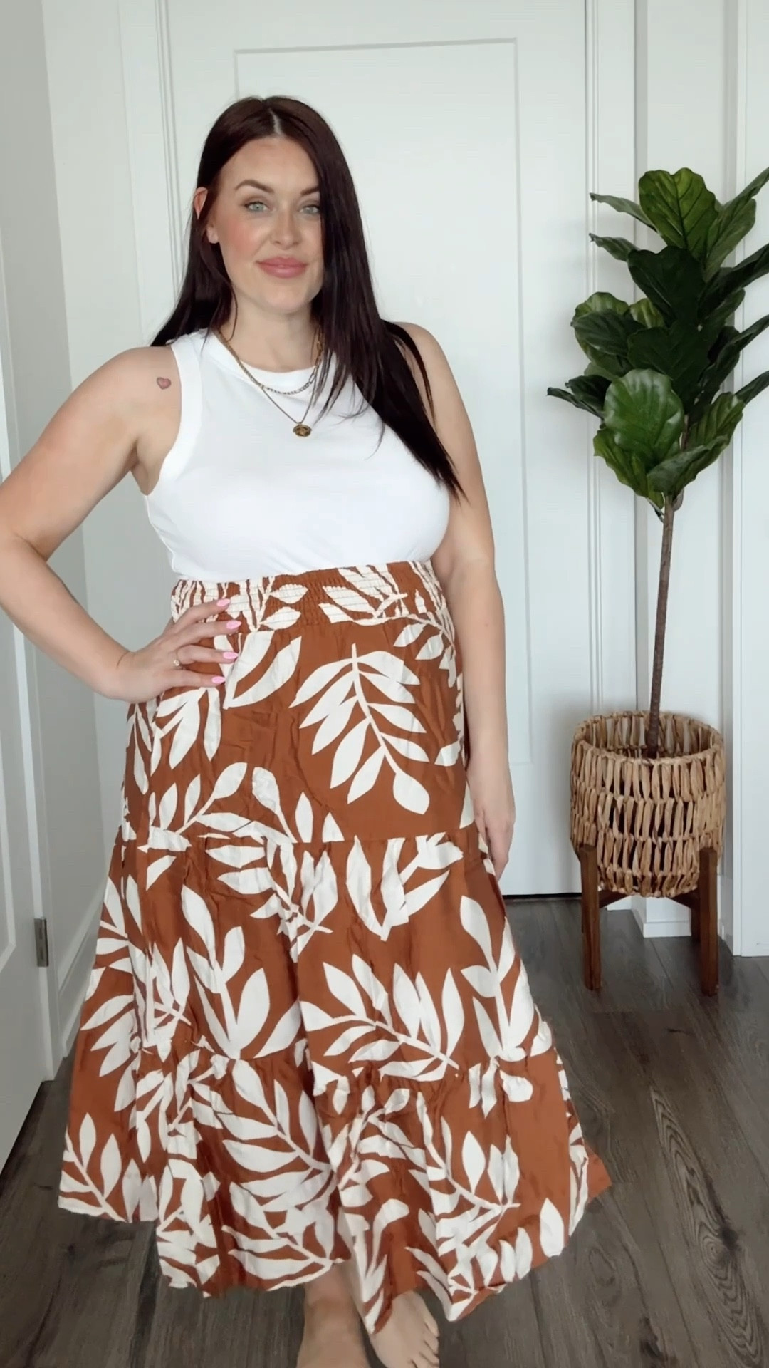 Amazon bump friendly maxi skirt! 
I’m 5’4” currently 6 months pregnant and 192lbs! I got the XL! 

#LTKdresses #LTKcanada #LTKsummer