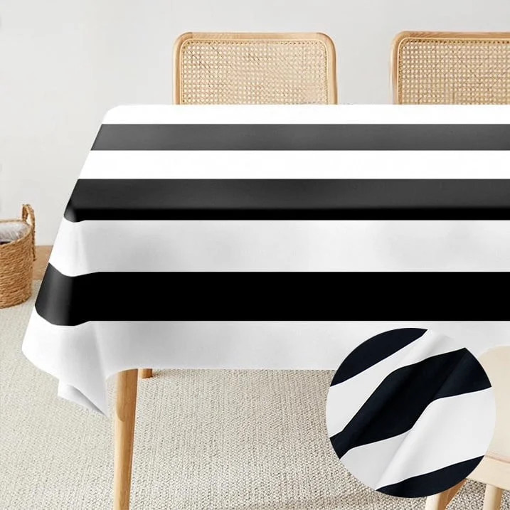 AzulHome Rectangular Tablecloth 118” x 63” inch, Velvet Stain and Wrinkle Resistant Washable ... | Walmart (US)