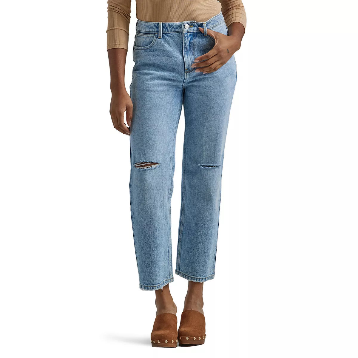 Women's Wrangler High Rise Rodeo Straight Crop | Kohl's