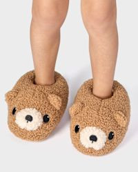 Toddler Boys Bear Slippers - brown | The Children's Place