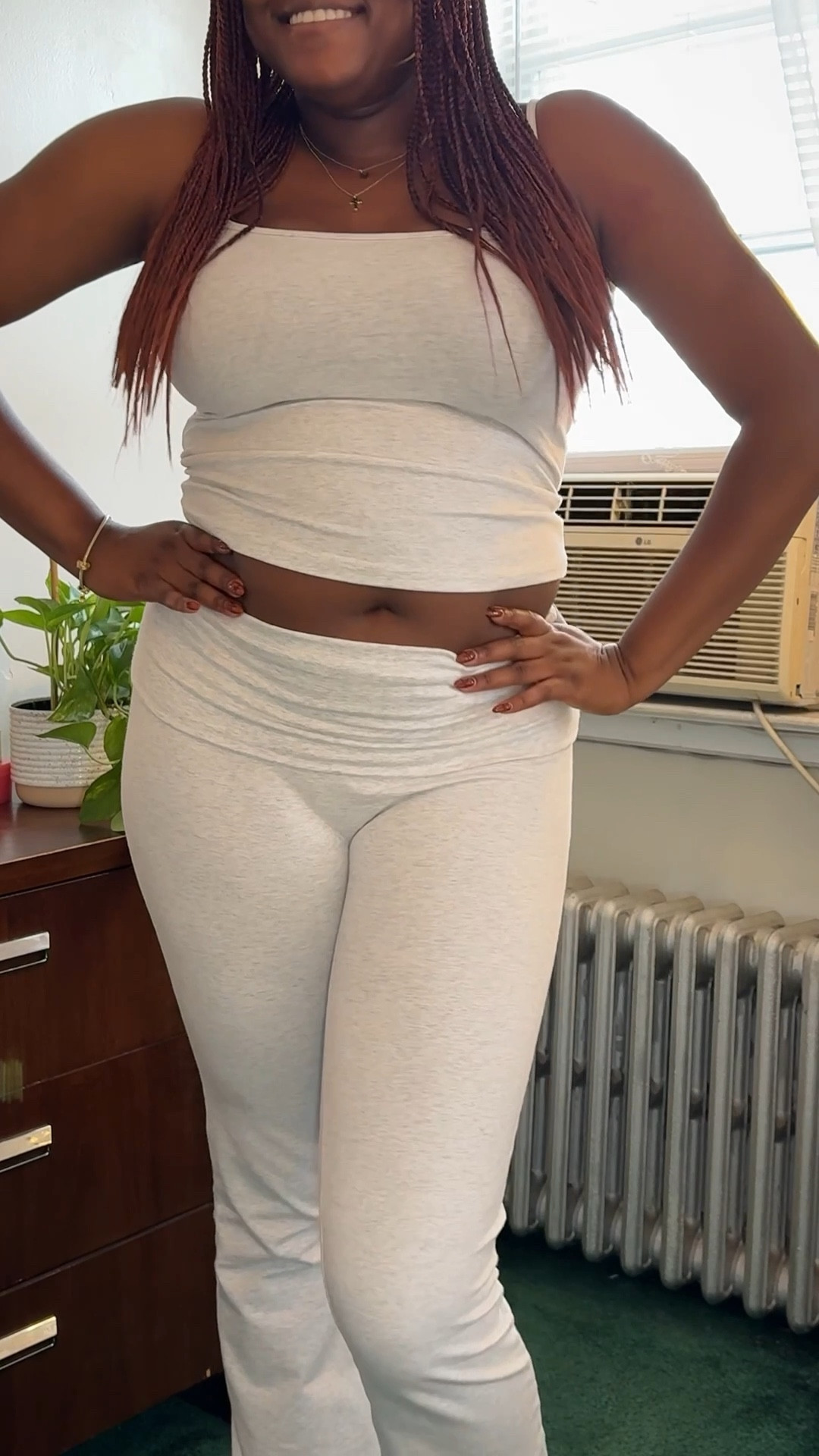 Fold over flare lounge set from garage clothing 🤍