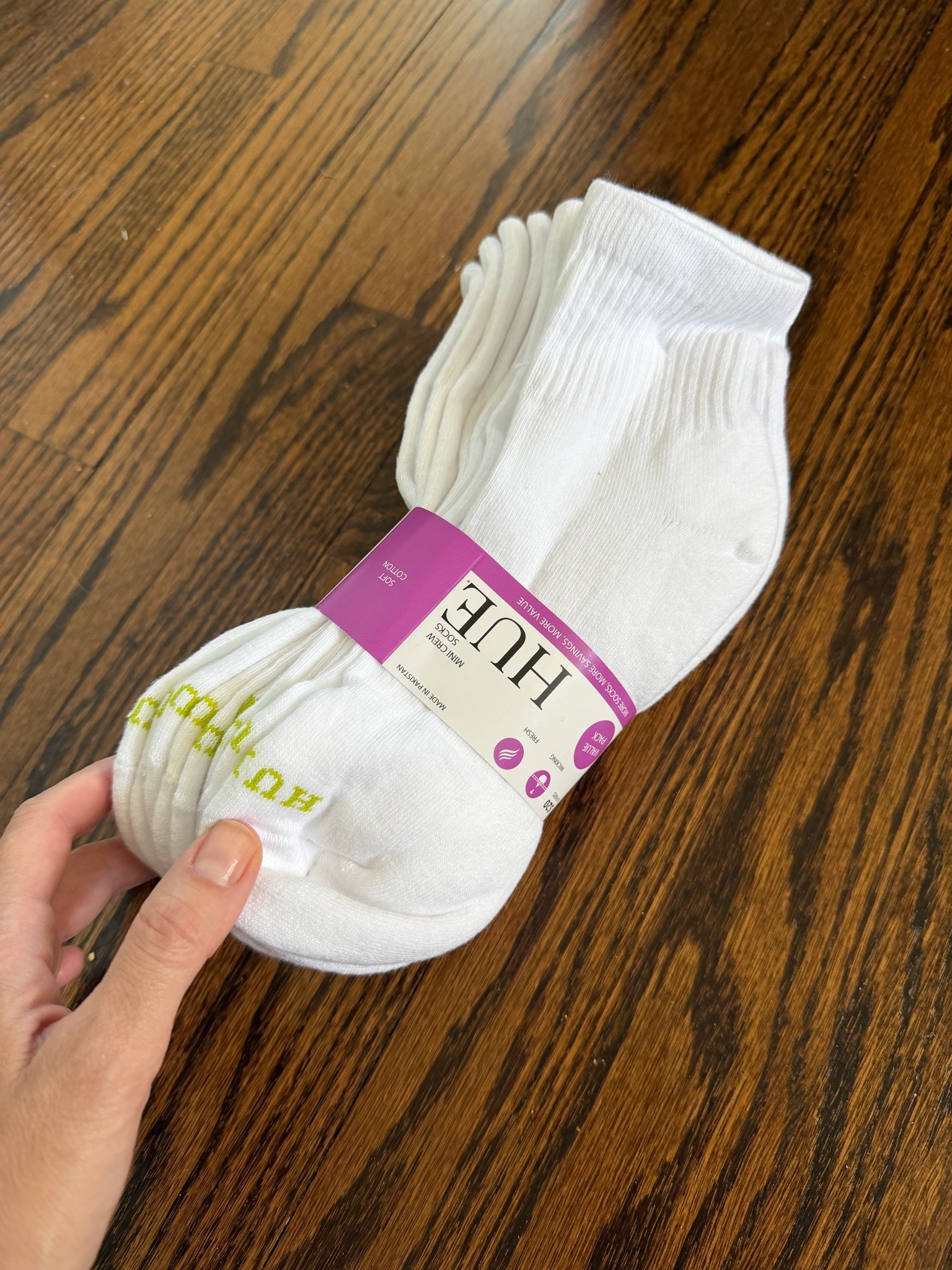 Actual cotton socks! So far so good.