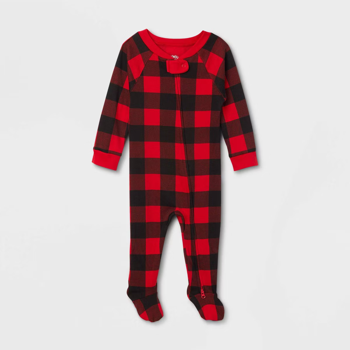 Baby Buffalo Check Holiday Matching Family Pajama Union Suit - Wondershop™ Red | Target