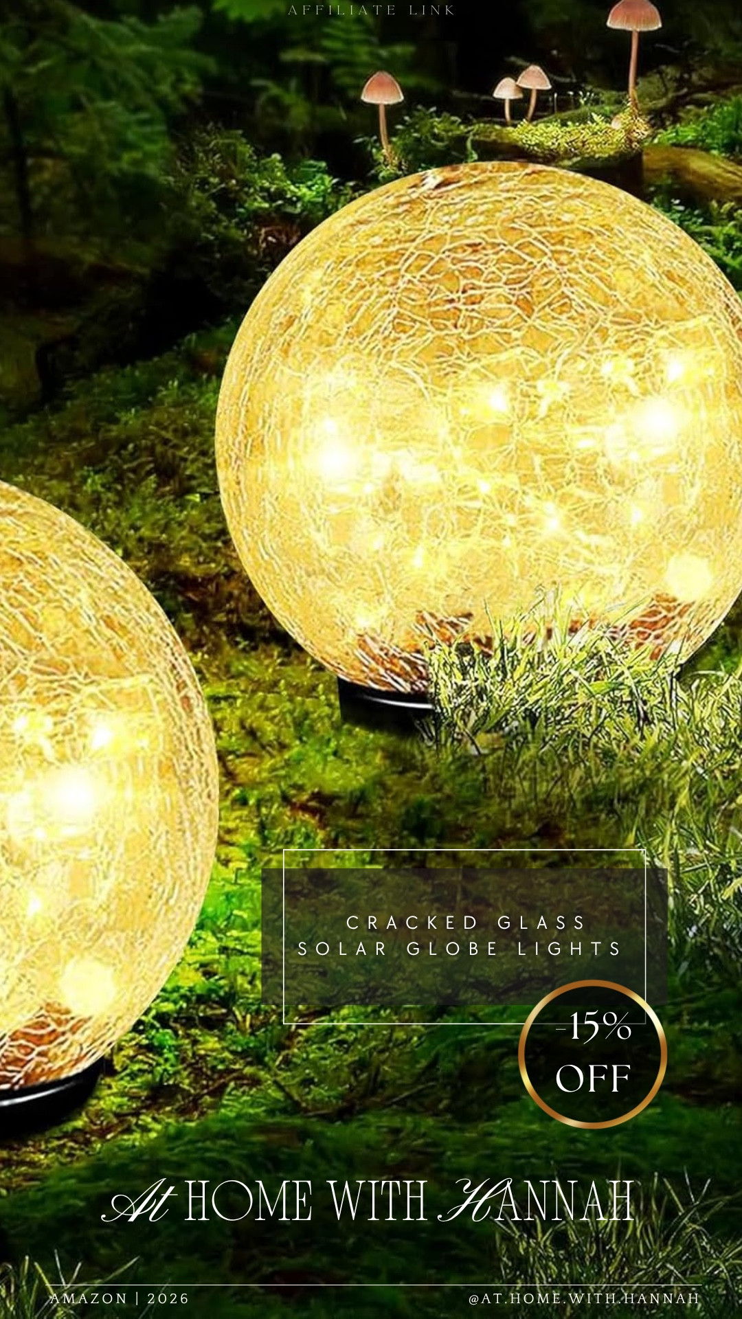 cracked glass solar lights • garden glow lights • backyard lighting deal

These are the kind of lights that make a flower bed or walkway look instantly more finished at night. The cracked glass gives them that soft, glowy look instead of a harsh spotlight, so they’re perfect for adding a little “pretty yard at night” moment around landscaping, patios, paths, or garden corners.

If you’re shopping for:
• cracked glass solar lights
• solar globe lights
• garden lights for flower beds
• backyard lighting ideas
• pathway solar lights
• outdoor glow lights
• solar yard lights
• Amazon outdoor deals

These are linked here for an easy backyard glow-up 🤍



•
•
cracked glass solar lights • solar globe lights • garden lights for flower beds • solar yard lights • backyard lighting ideas • outdoor pathway lights • warm white solar lights • summer backyard lights • Amazon outdoor finds

#SolarLights #BackyardLighting #GardenDecor #OutdoorLiving #AmazonHomeFinds
#ltkhome #ltkfinds #ltksale

#LTKHome #LTKSeasonal