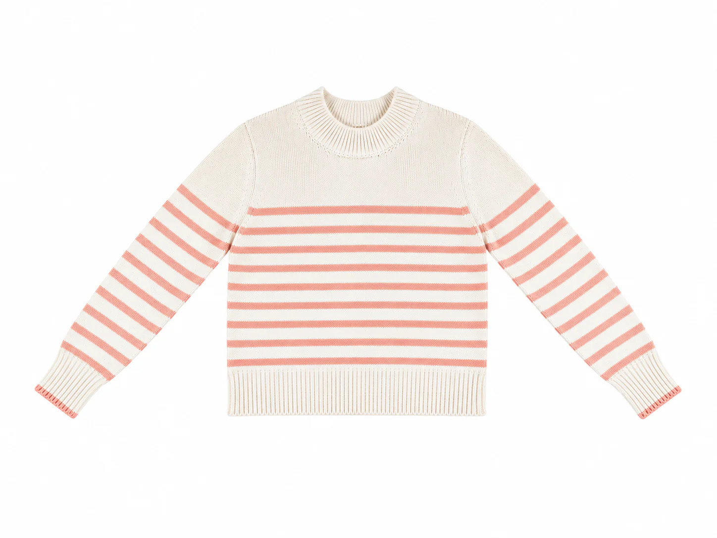Tutto Knit | Lilac Chocolate Striped Summer Sweater | tutto