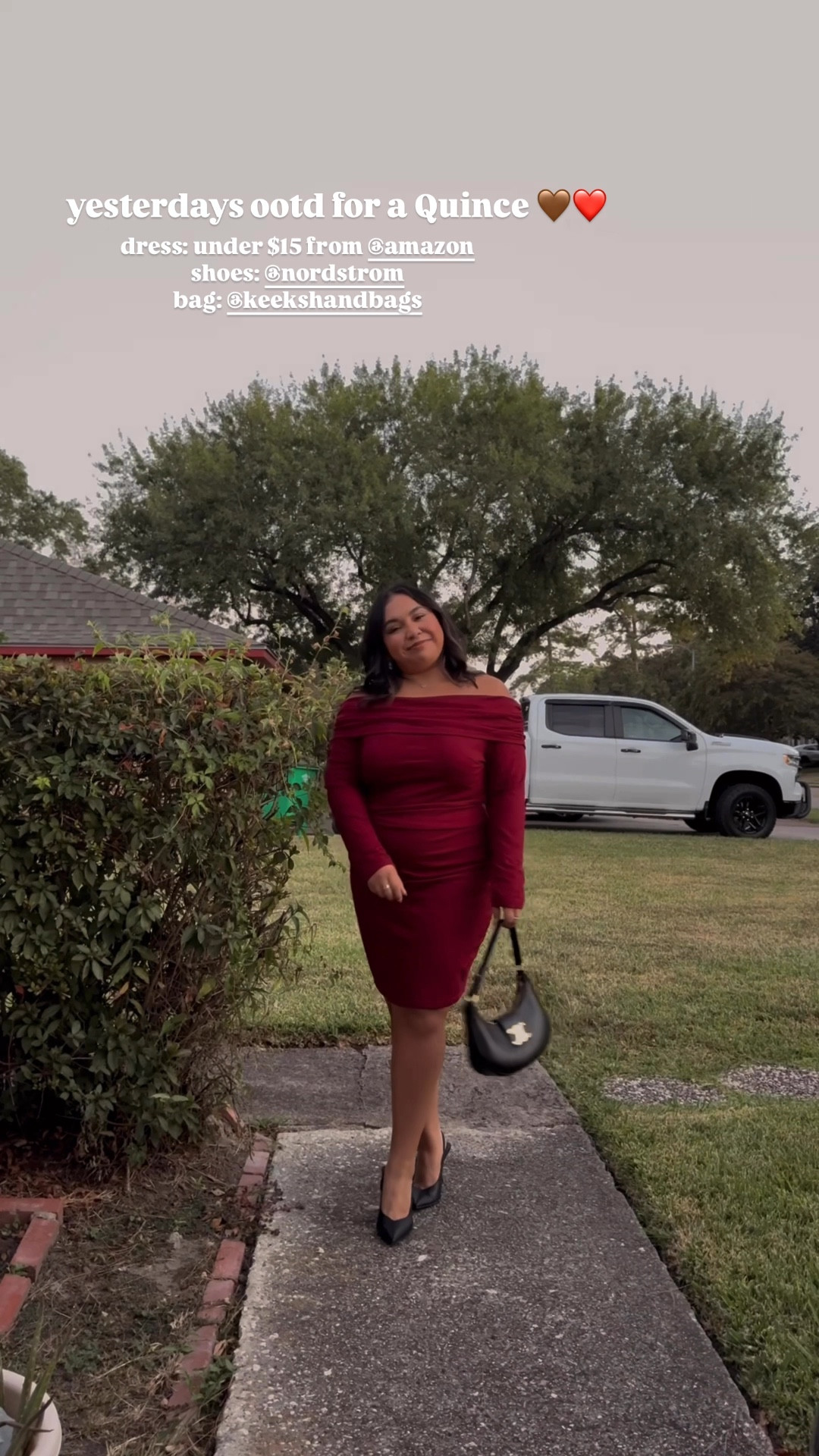 Outfit idea for a quince 🤎 dress under $15!

fall dress, wedding guest dress, special event dress, midi dress, off the shoulder dress 

#LTKFindsUnder50 #LTKMidsize #LTKSaleAlert