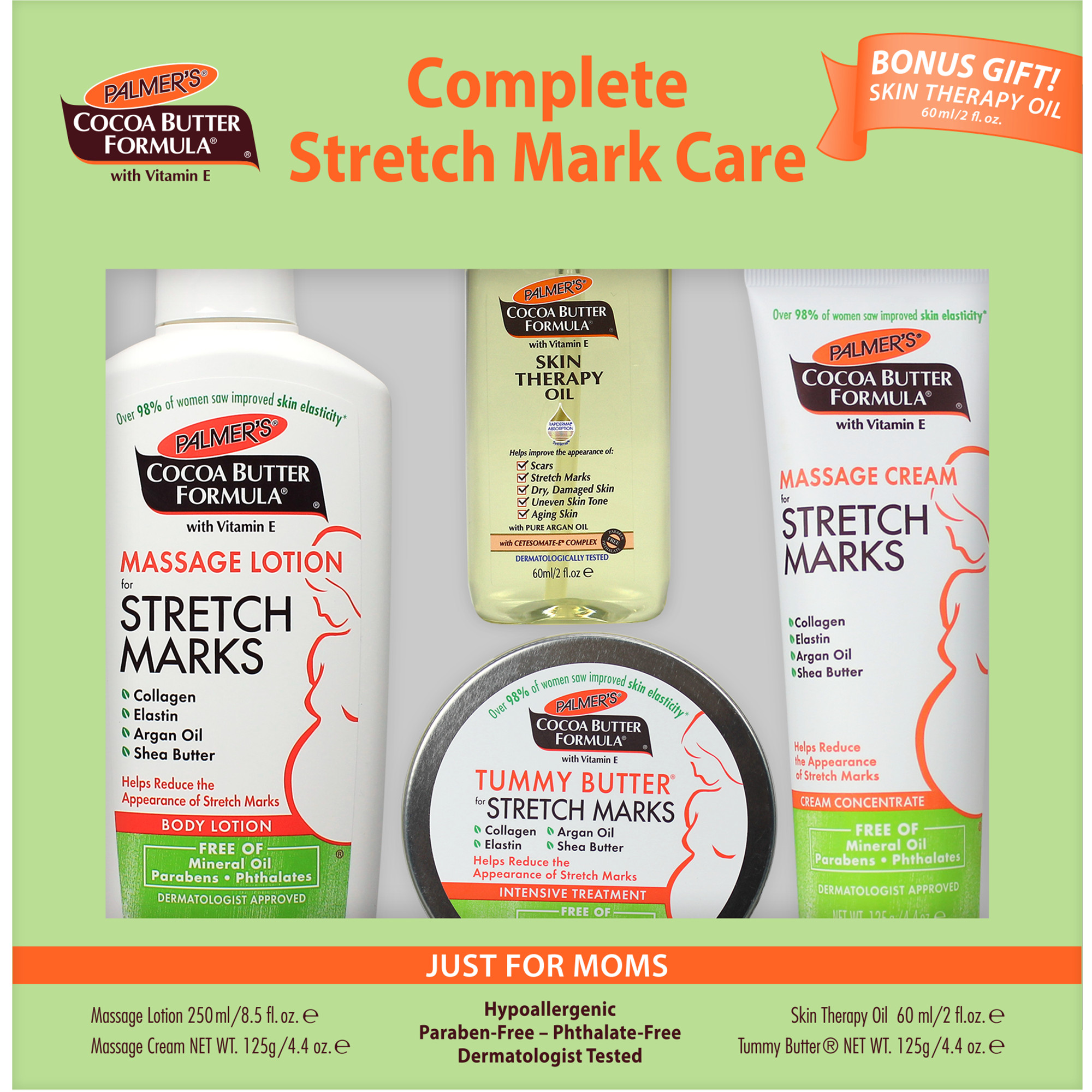 Palmer's Cocoa Butter Formula Complete Stretch Mark & Pregnancy Skin Care Kit | Walmart (US)