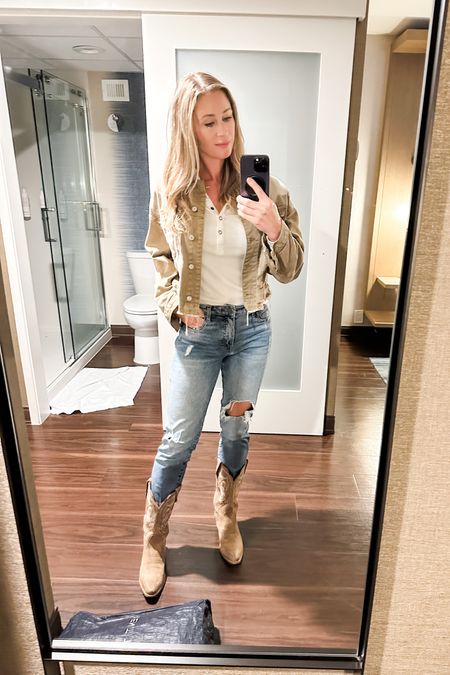 Country concert outfit! Outdoor venue and cooler temps threw out all the options I tried a few weeks ago  

#LTKstyletip #LTKfindsunder100 #LTKfindsunder50
