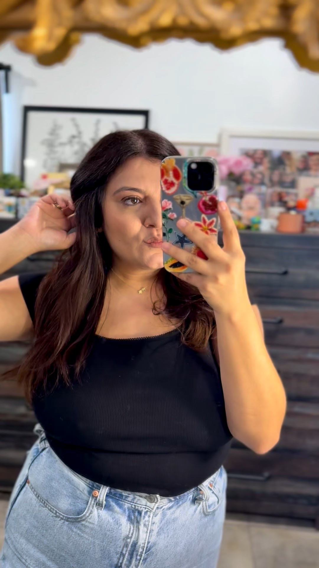 A cute basic 🖤
Wearing large for reference.
On sale! 
#basics#workwear

#LTKMidsize #LTKWorkwear #LTKSaleAlert