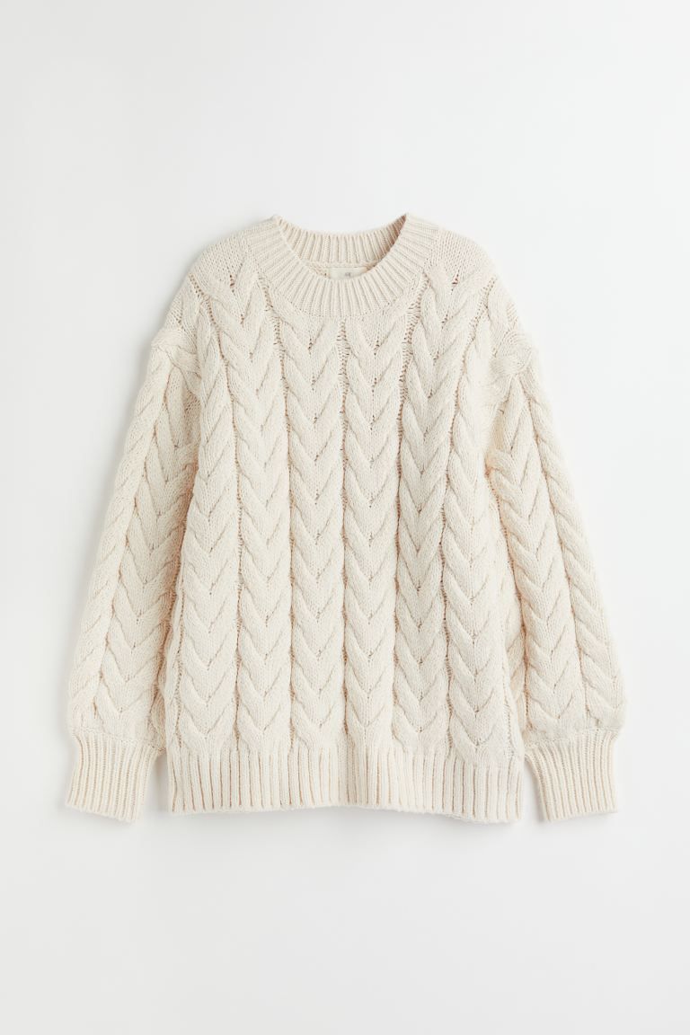 Cable-knit jumper | H&M (UK, MY, IN, SG, PH, TW, HK, KR)