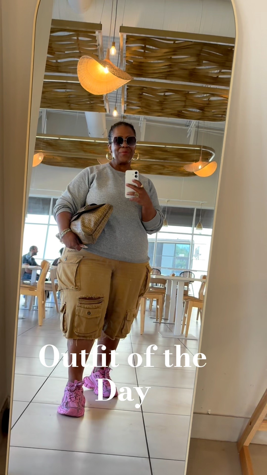 Started my morning with a walk and finished with a to do list — 15 tasks long. By the time I finished my shower, I had a mind shift: today isn’t an overachiever’s Saturday — it’s a Keep It Simple, Keep It Satisfied Saturday. 

Instead of chasing 15, I chose 4 tasks that move me forward and leave space to breathe. Because curating the art of living well isn’t about doing more — it’s about doing what matters, with intention.

Balenciaga sneakers
Denim jorts
Old Navy sweatshirt
Vintage Fendi bag
Jewelry: Amazon

My Effortless High–Low Street-Style Luxury™ is always rooted in balance — value, sustainability, and legacy.

💬 Drop SIMPLE in the comments for full outfit links + my LTK details.”

#LTKOver40 #LTKPlusSize #LTKStyleTip