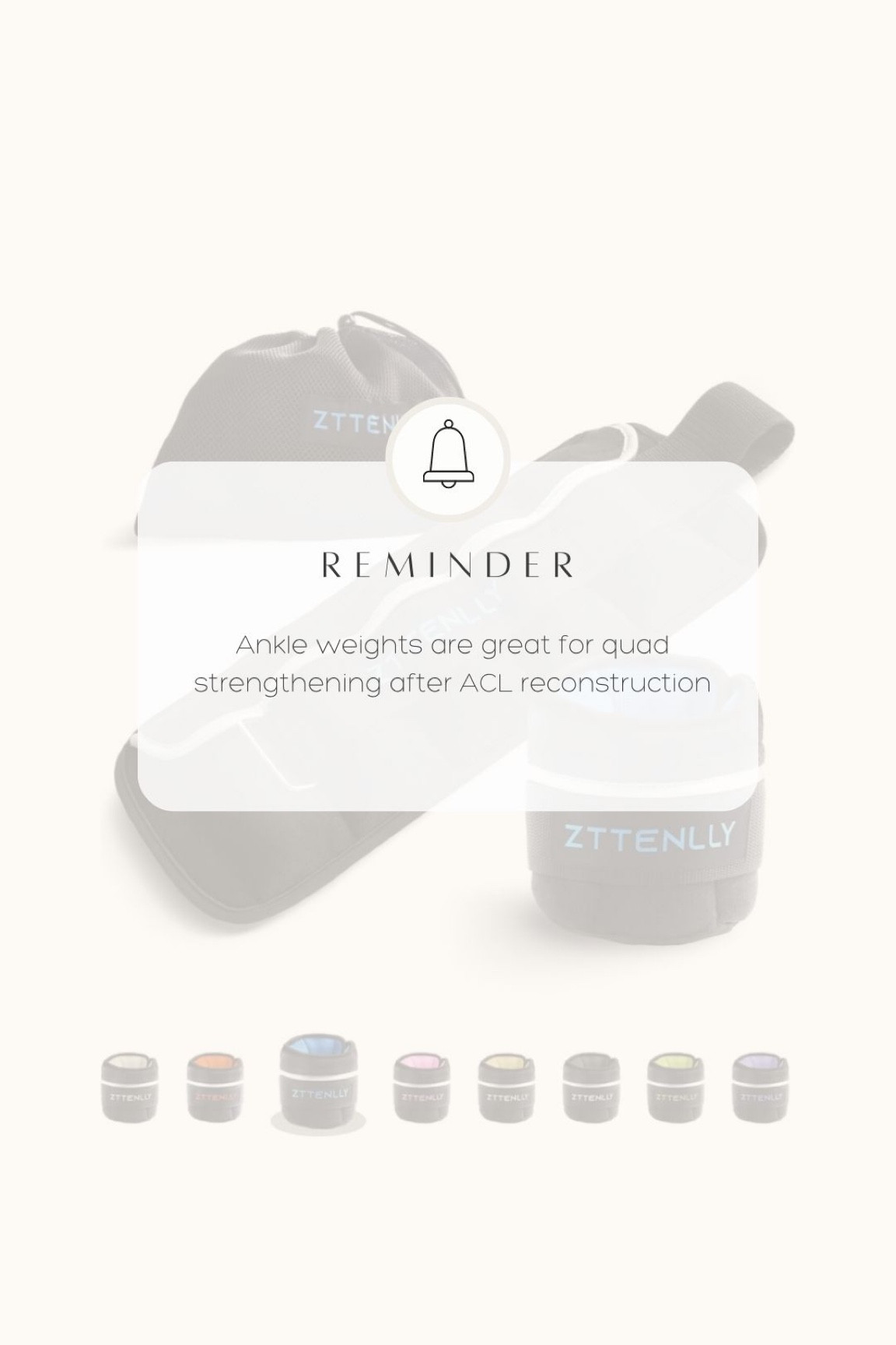 Add these simple adjustable ankle weights to your ACL recovery routine once cleared by your doctor or therapist! Great find for at home workouts to regain muscle strength 

#LTKFind #LTKFitness #LTKunder50