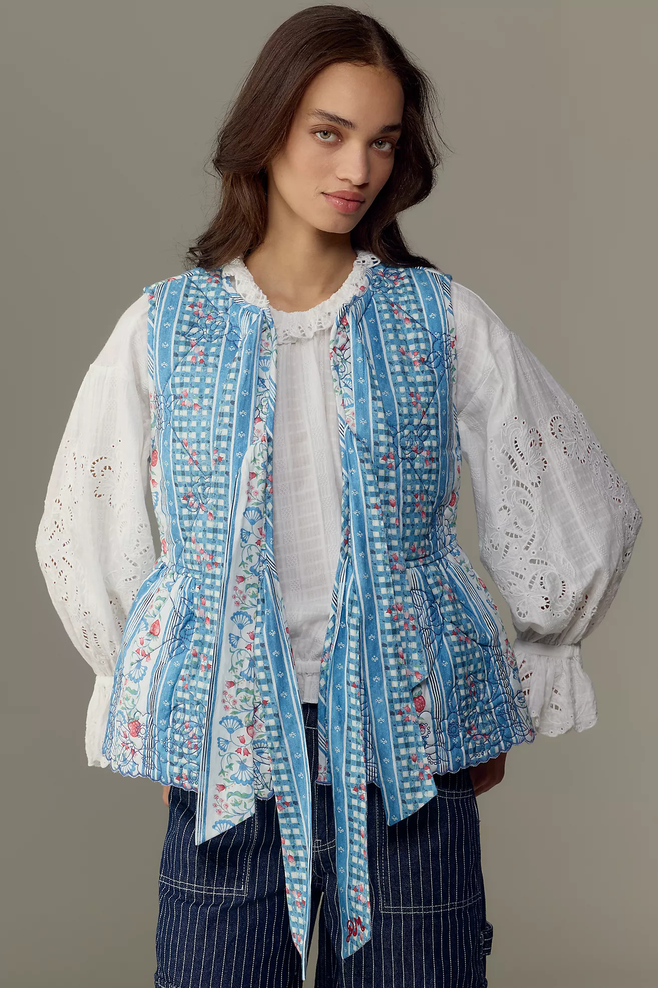 Damson Madder Catrin Reversible Gilet | Anthropologie (US)