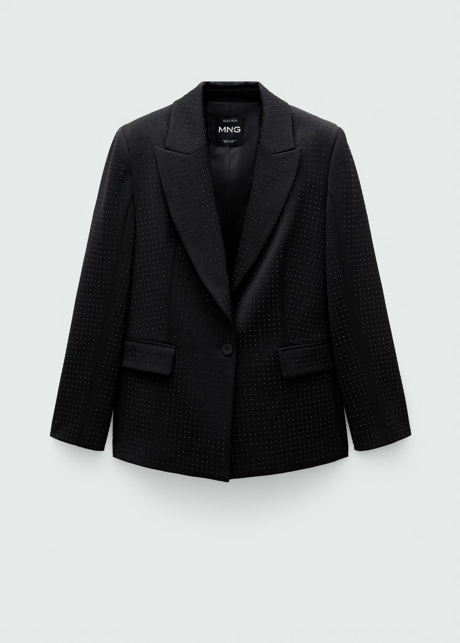 Rhinestone suit jacket - Women | MANGO USA | Mango (US/MX/AU)