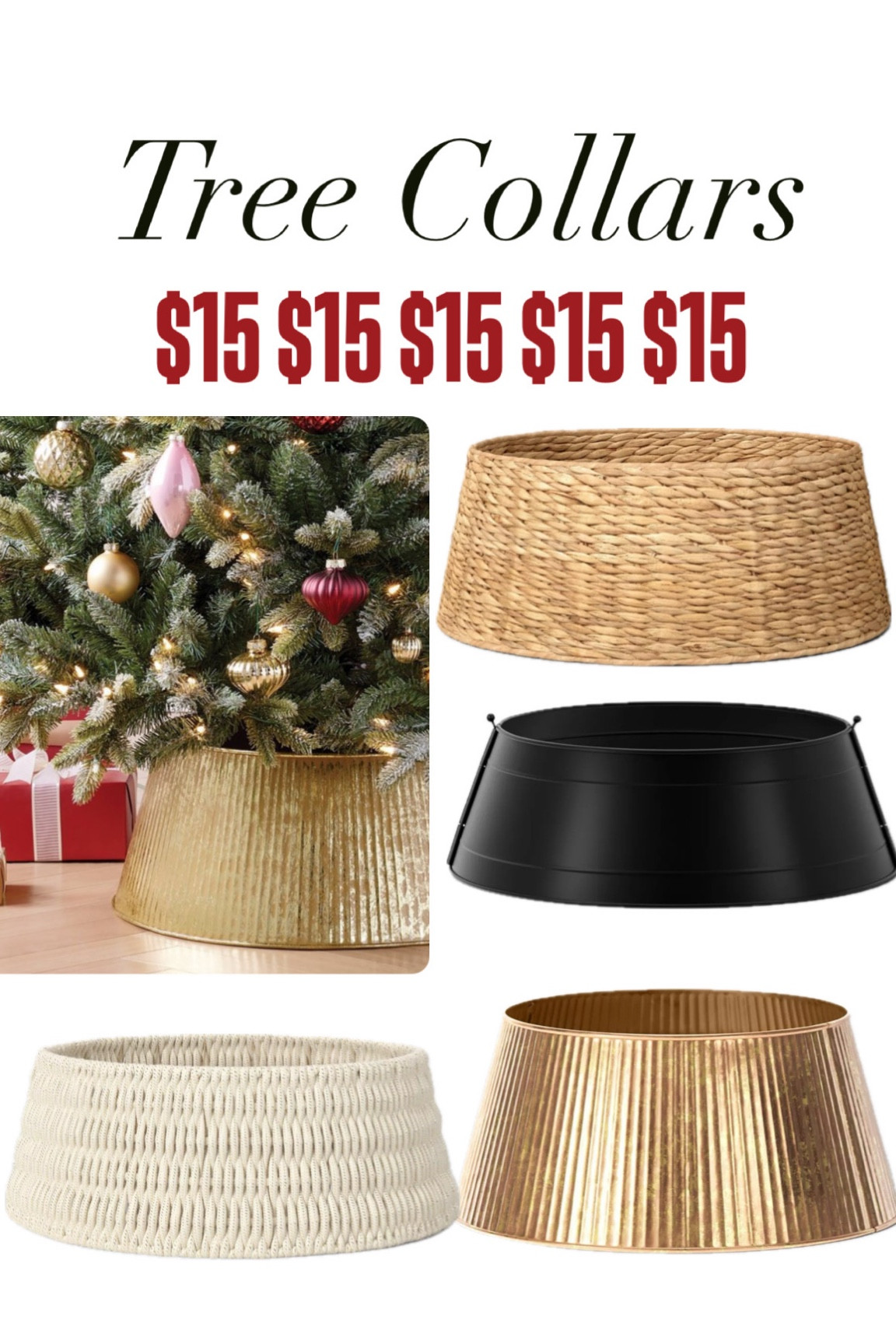 Today deal - $15 tree collars! 

#LTKSeasonal #LTKHome #LTKCyberWeek