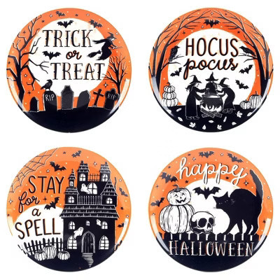 Certified International Set of 4 Hocus Pocus Salad Plates | Target