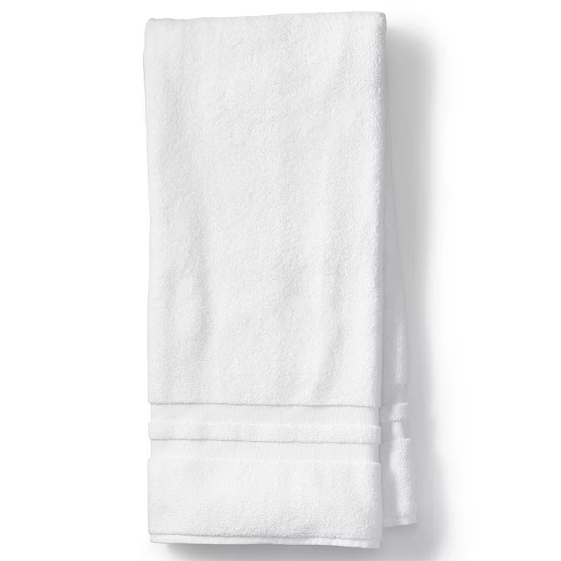 Lands' End Essential Cotton Towel, White | Kohl's