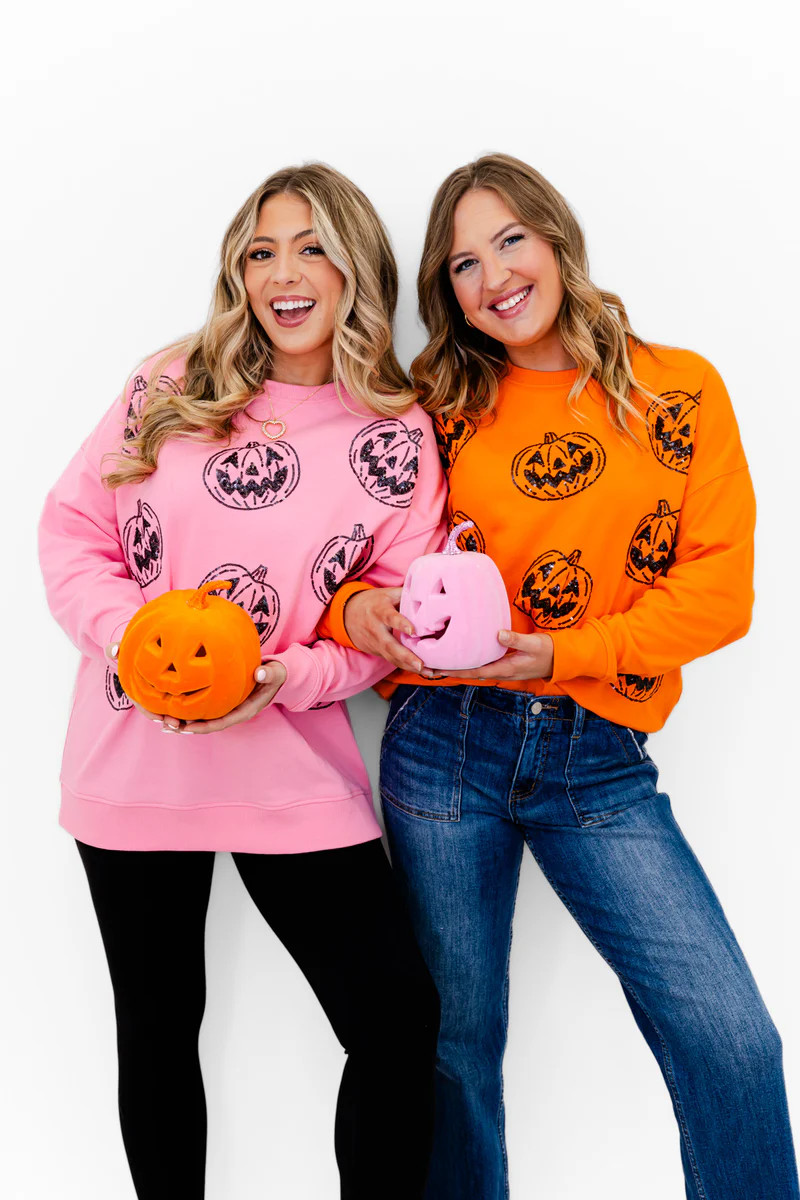 Pumpkin Glow Sweatshirt | Whiskey Darling Boutique