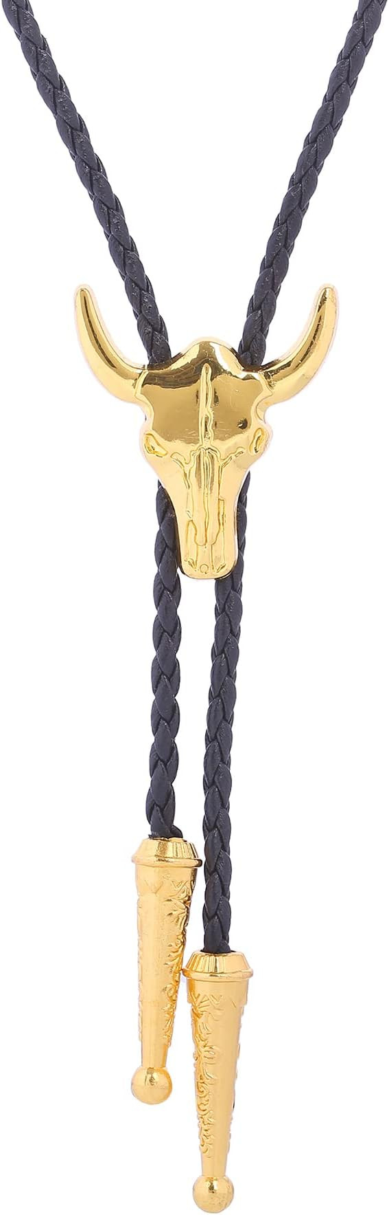 HUABOLA CALYN Native American Bolo tie Rodeo Cowboy Leather Necktie Western Bolo ties for Men Wom... | Amazon (US)