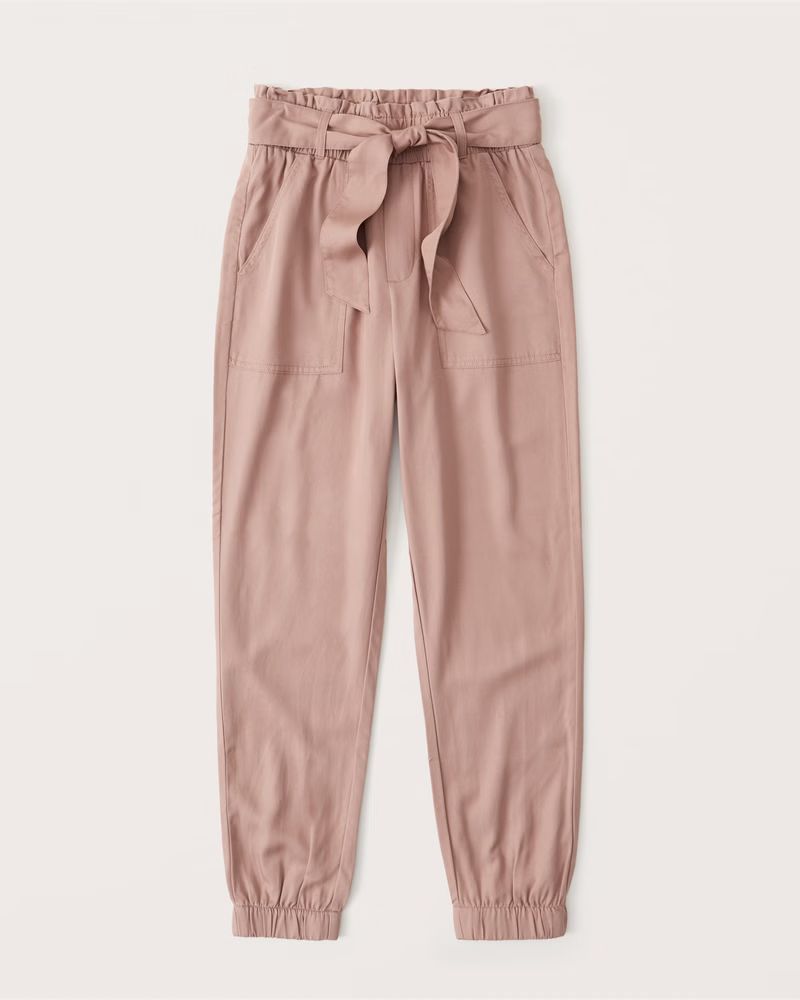 Belted Utility Joggers | Abercrombie & Fitch (US)
