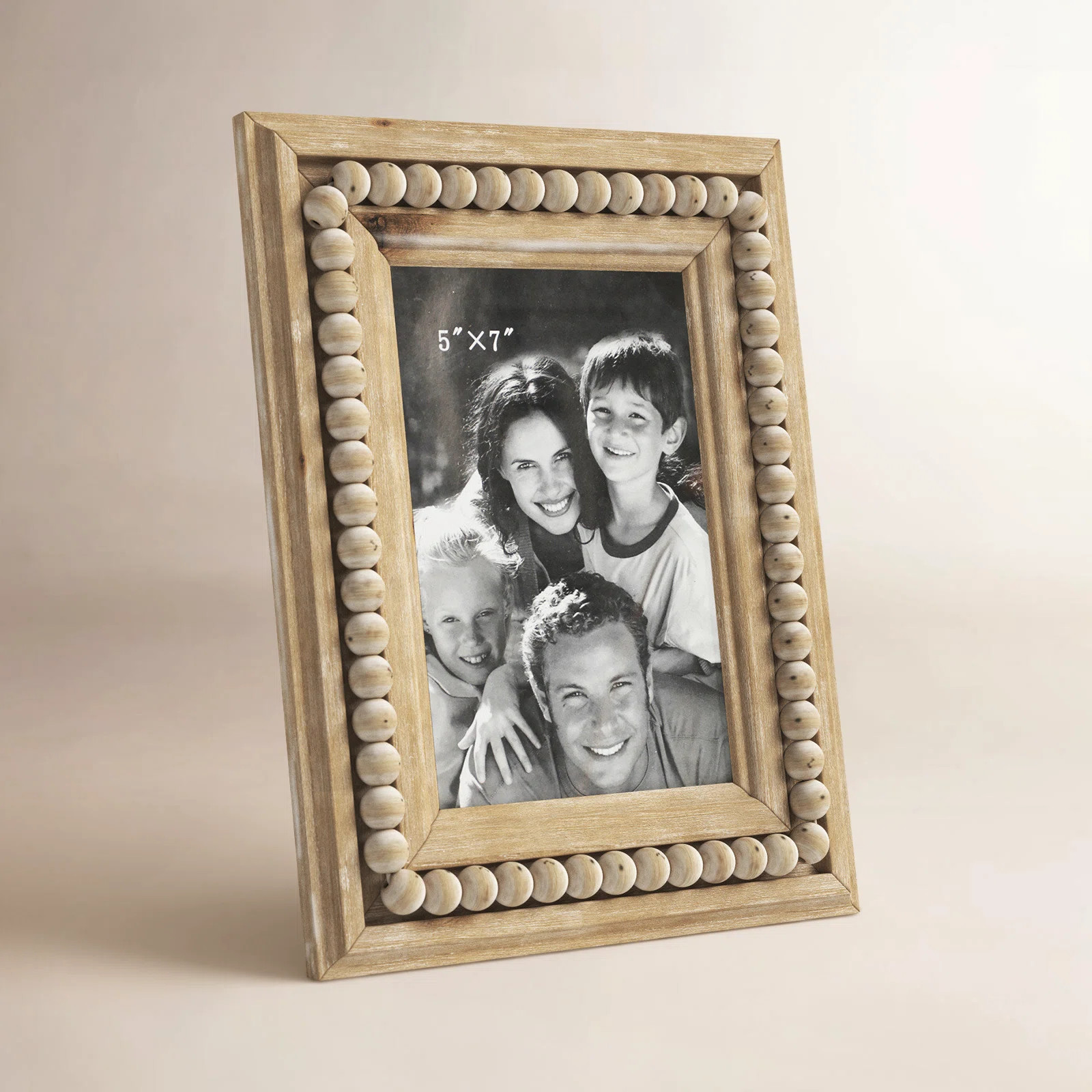 Wood Beaded 1 Slot Photo Frame | Joss & Main