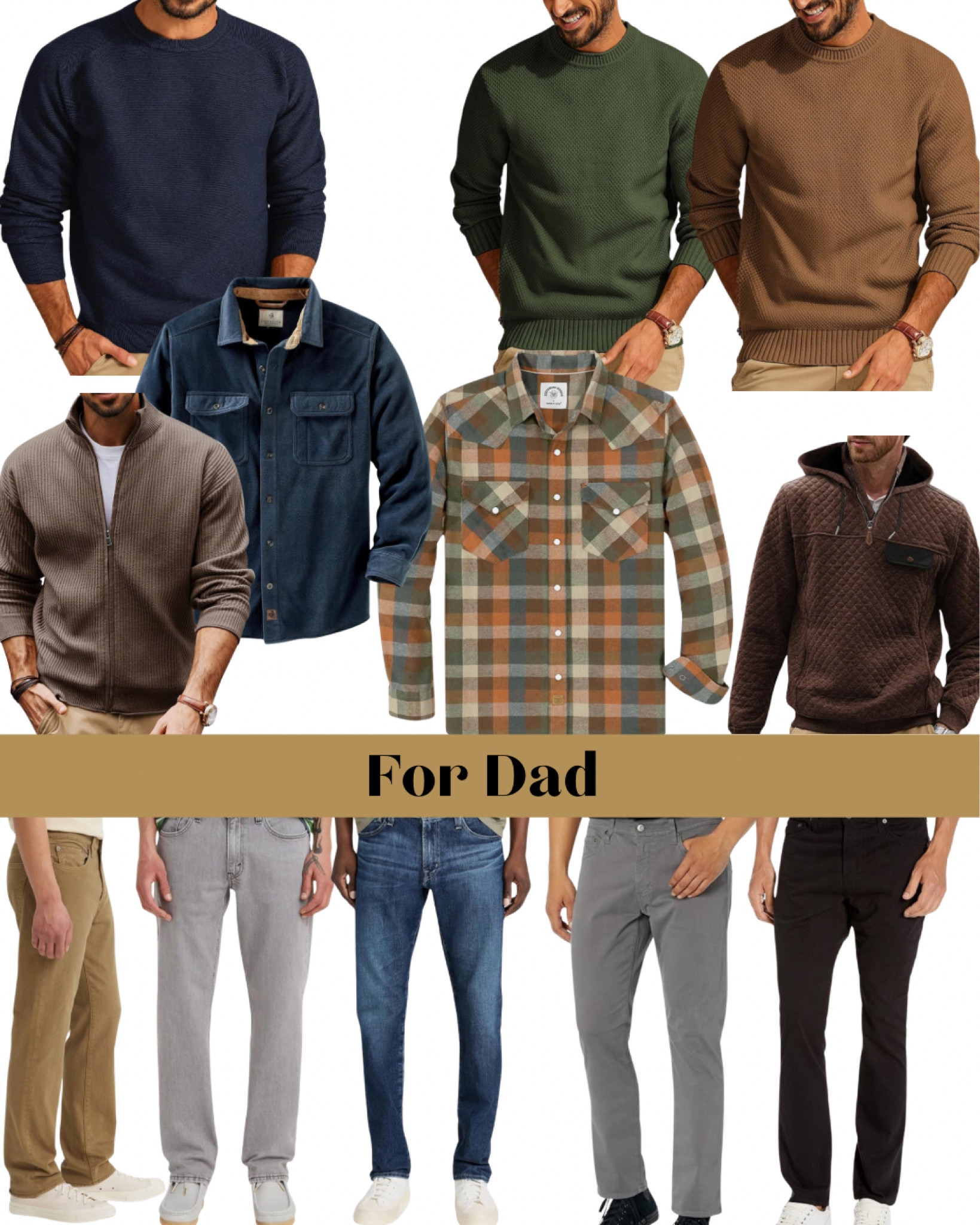 Outfits for Dad or teen boy. Great outfit mix and match options for family photos. Since we all know how much the boys love family picture day lol

#LTKSeasonal #LTKFamily #LTKMens