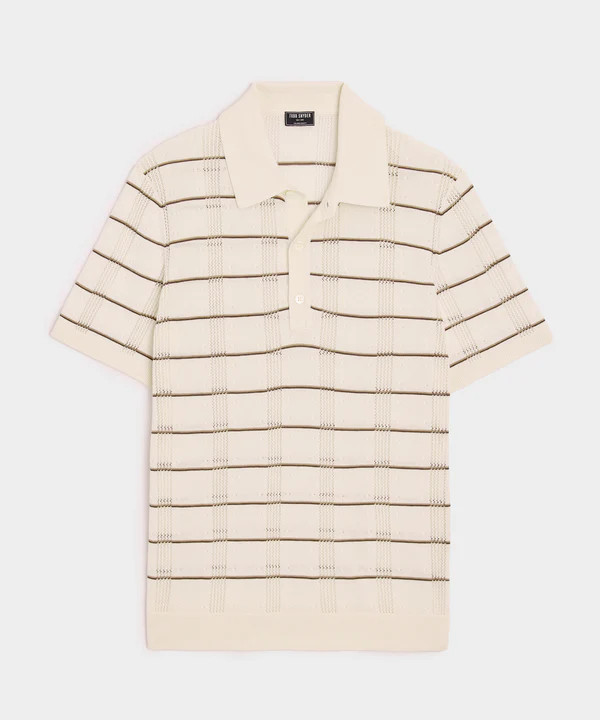 Silk-Cotton Sweater Polo | Todd Snyder