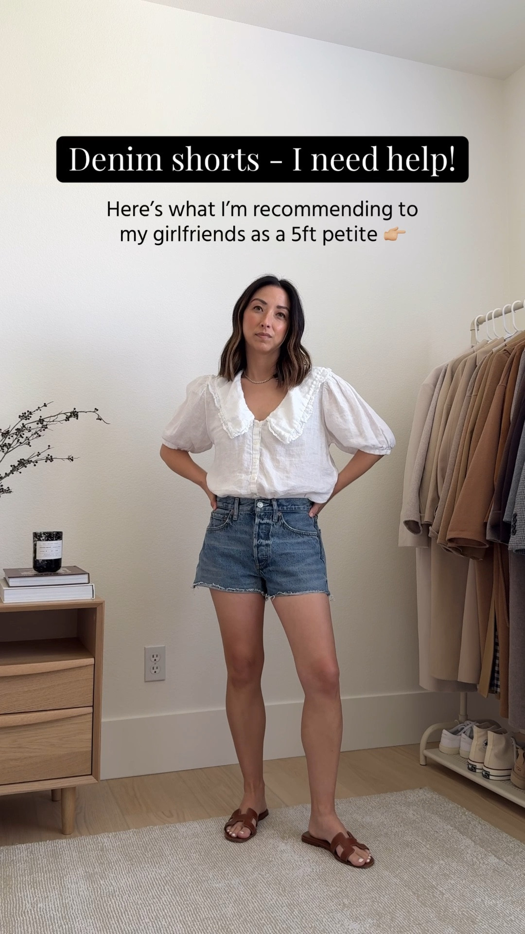 No more boot shorts! Opt for a mom-friendly 4.5” inseam. The 6” even works on my 5ft frame. 

Agolde sparked shorts 25 - 4.6” inseam

Levi’s 501 mid thigh shorts 25 - 6” inseam 

#LTKPetite #LTKmomlife