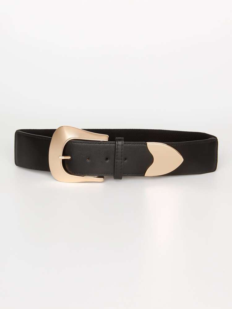 Metal Buckle Elastic Belt | SHEIN