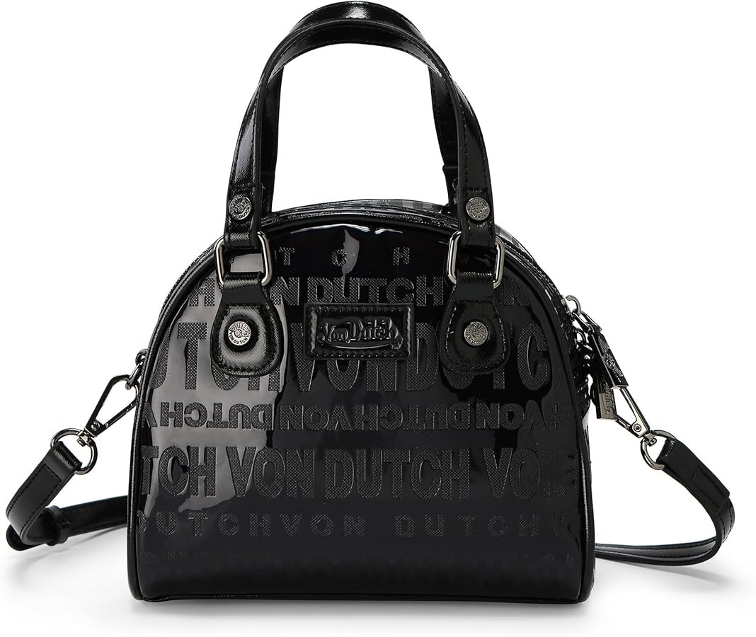 Von Dutch Womens Reflective Bowling Bag Purse - Womens Handbag with Adjustable Strap, Spacious In... | Amazon (US)