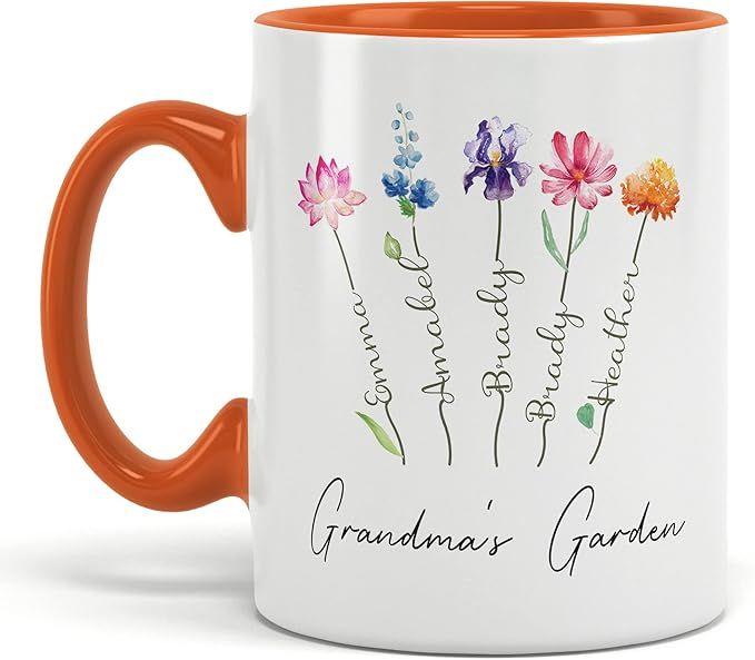 Personalized Mothers Day Gifts for Grandma - Custom Mug for Gigi, Nana, Mimi - Grandma Birth Mont... | Amazon (US)