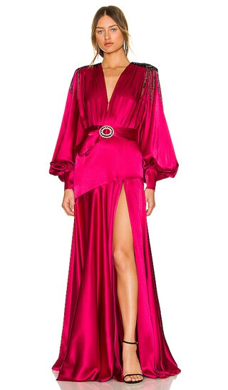 Carmen Gown in Fuchsia | Revolve Clothing (Global)
