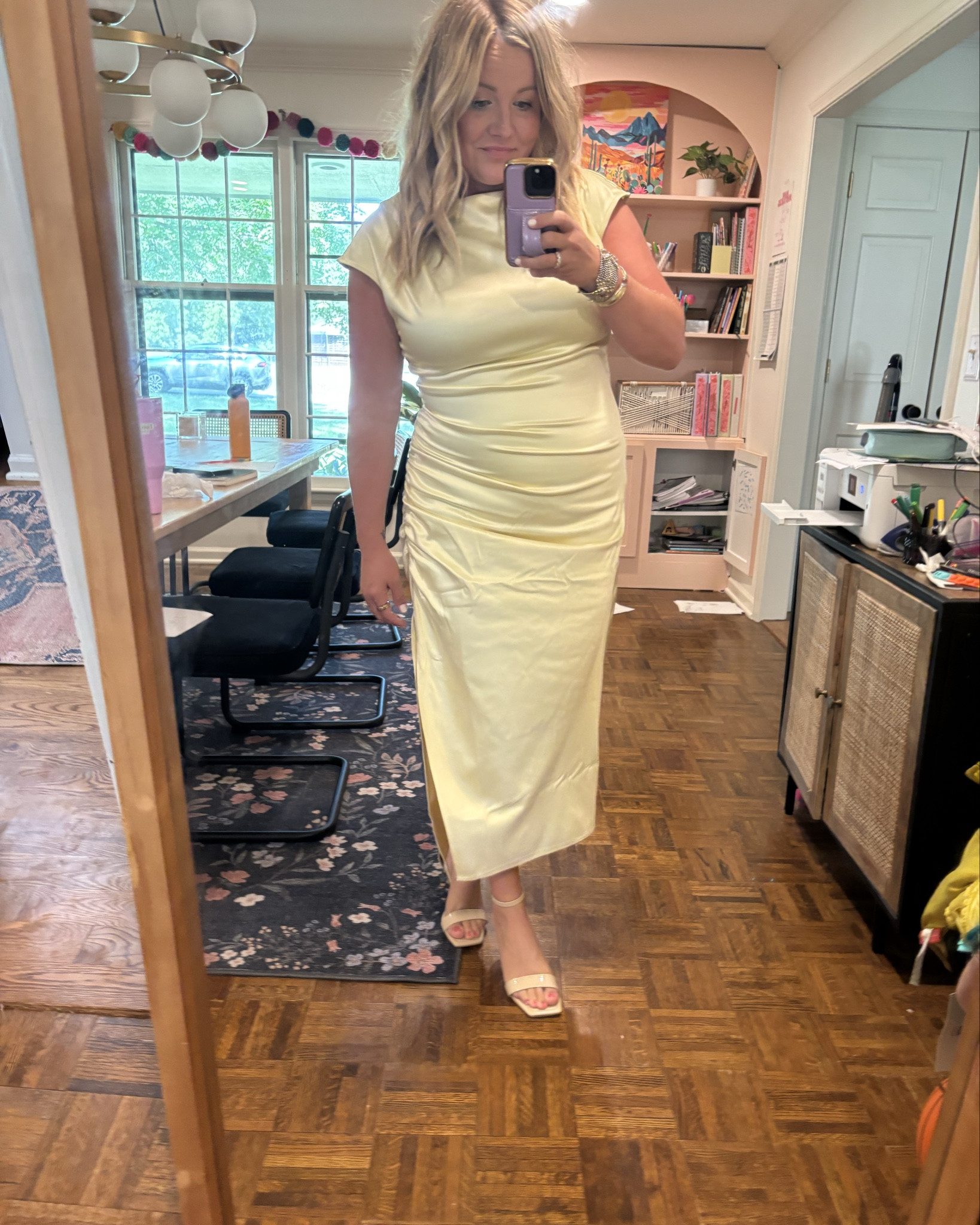 Love this butter yellow silk dress!  

#LTKSummerEdit #LTKWedding #LTKBeauty