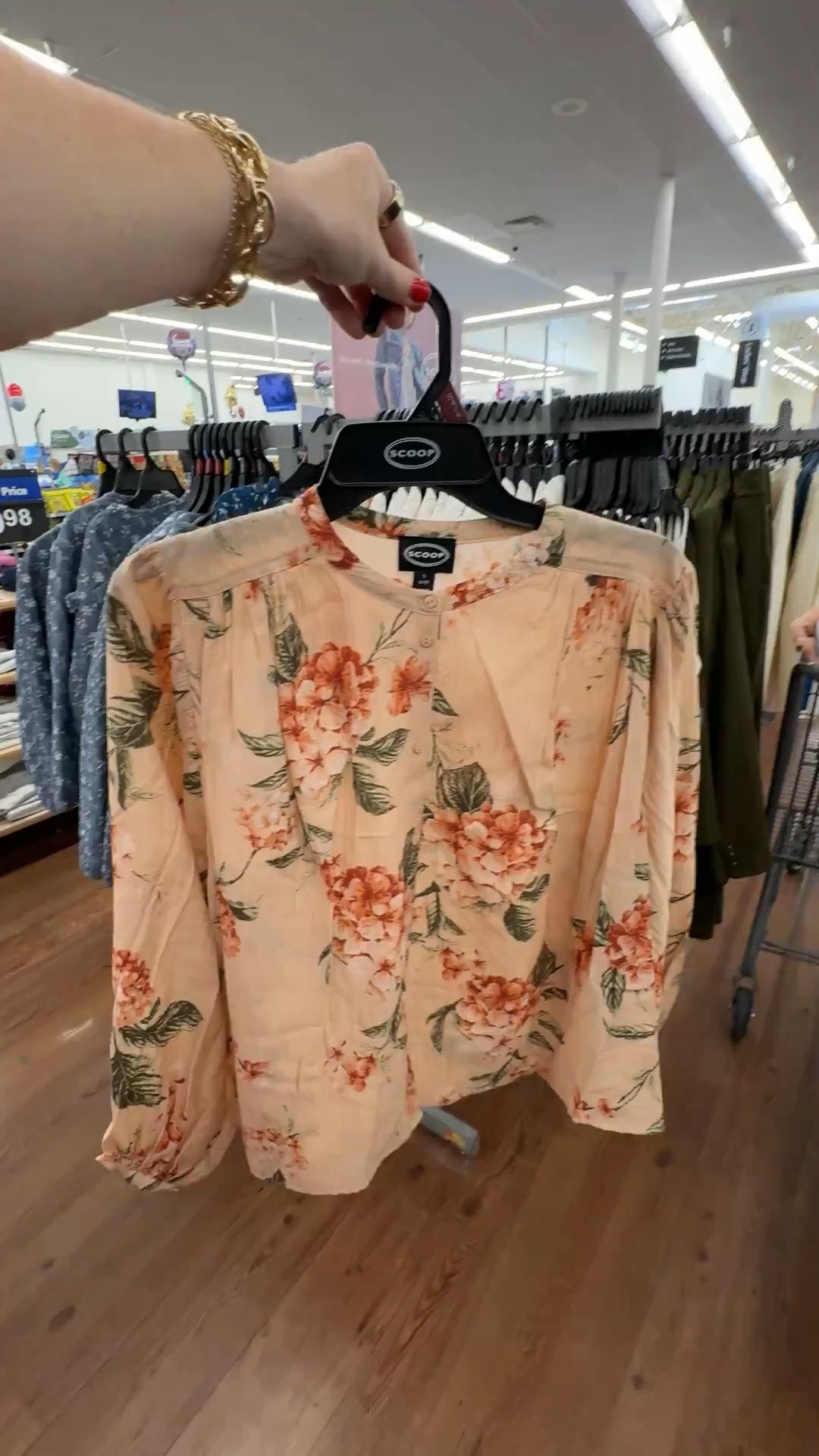Pretty floral blouse from Walmart

#LTKgrwm