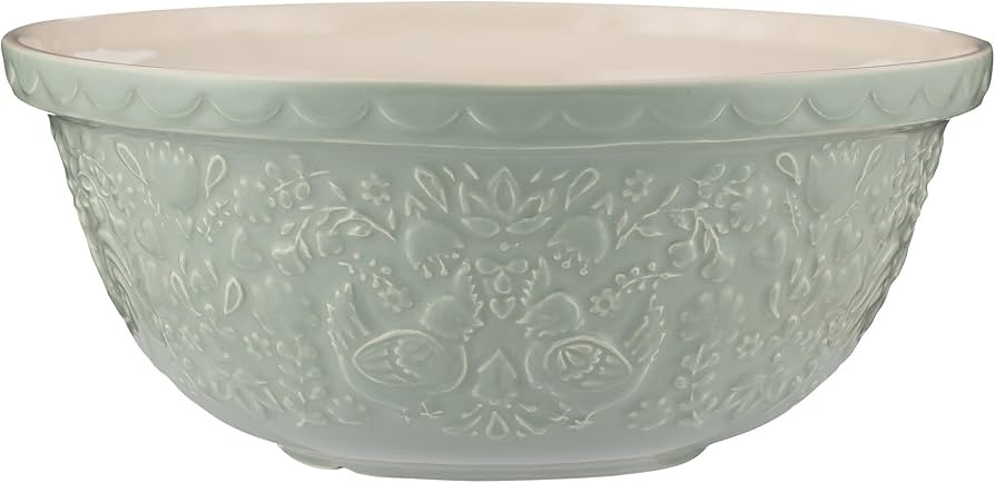 Mason Cash Home to Roost Mixing Bowl | 29cm Earthenware Bowl with Embossed Hen & Cockerel Design ... | Amazon (US)