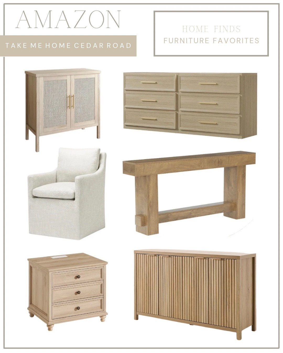 Amazon furniture finds, console table, entryway table, nightstand, sideboard, upholstered dining chair, office chair , accent cabinet 

#LTKSaleAlert #LTKHome