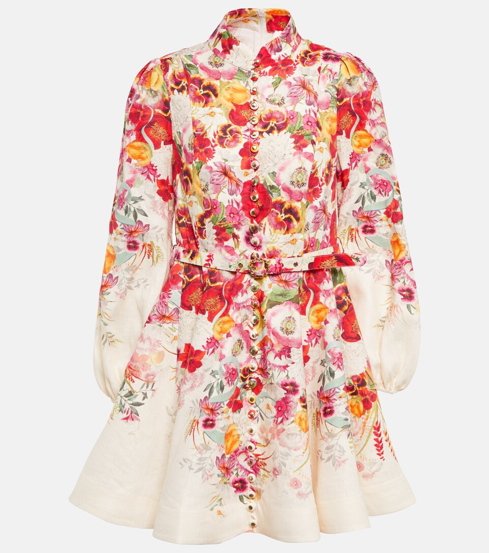 Wonderland Minikleid aus Leinen | Mytheresa (DACH)