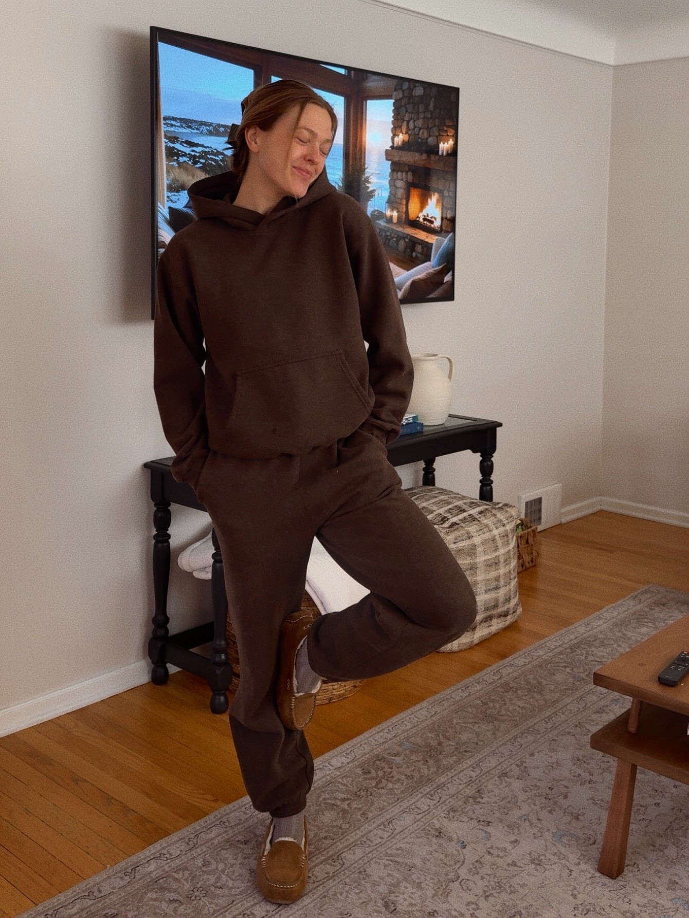 My most lived-in sweat set this winter! It’s so soft and cozy - perfect for everyday lounging and travel days. 

I’m wearing a small bottom and medium top! 

#LTKdayinmylife #LTKgrwm #LTKootd