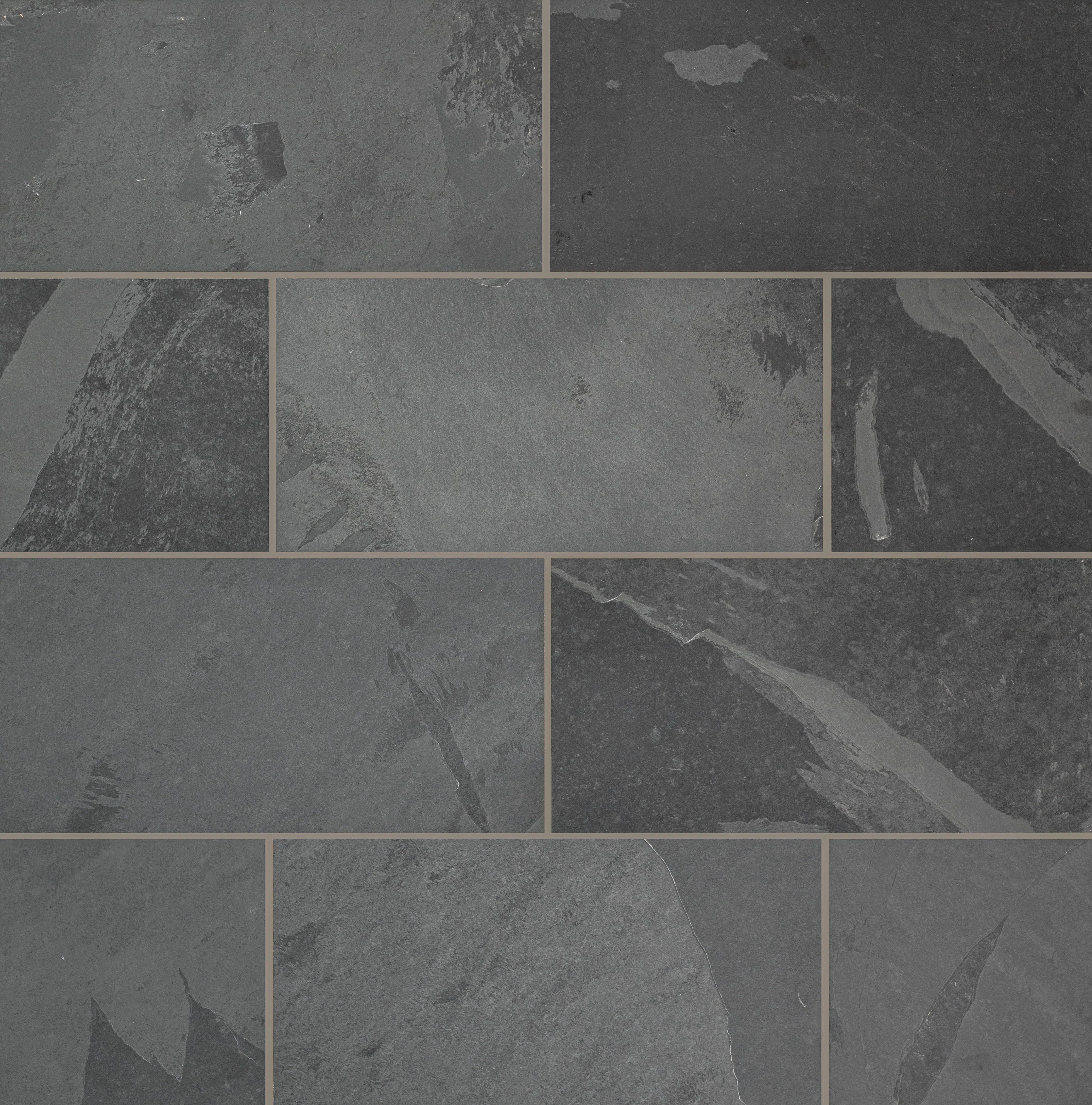 Montauk 12" x 24" Gauged Slate Floor and Wall Tile | Wayfair North America