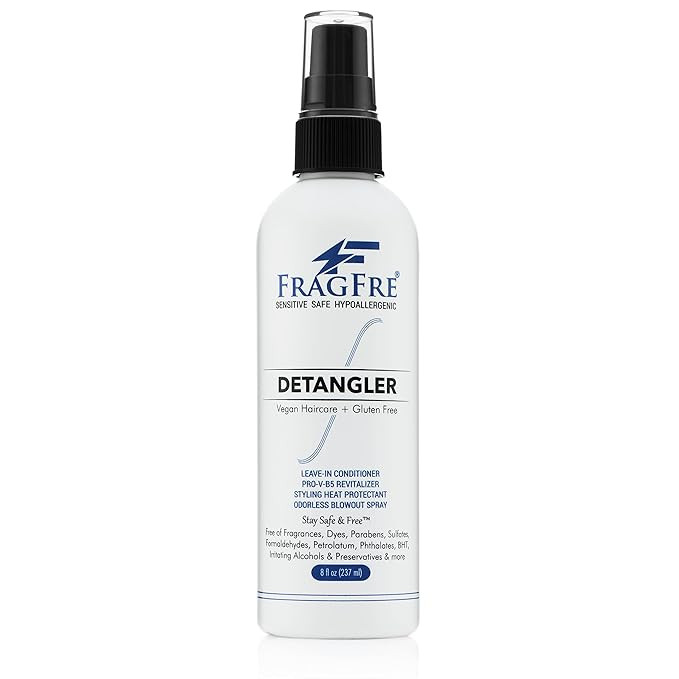 Hair Detangler Spray 8 oz - Leave in Conditioner for Sensitive Skin and Scalp - Styling Heat Prot... | Amazon (US)