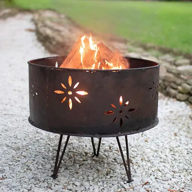 Emberfield Rustic Iron Fire Pit | Antique Farm House