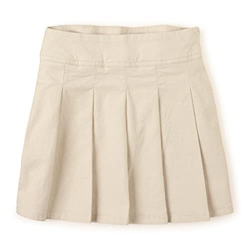 The Children's Place Girls Pleated Skort School Uniform Skirt, Bisquit, 4 Slim US | Amazon (US)
