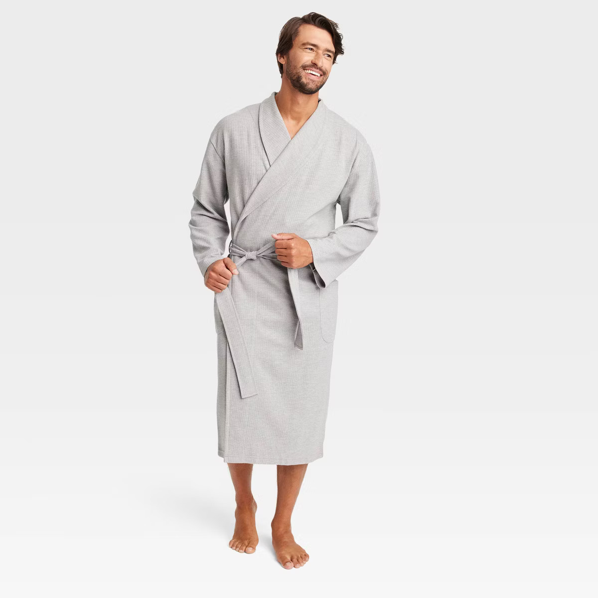 Hanes Premium Men's Waffle Knit Robe | Target