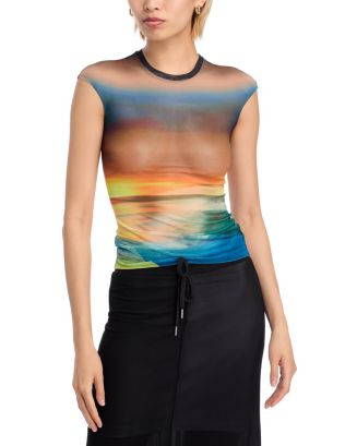 AFRM Nina Mesh Top  | Bloomingdale's Women | Bloomingdale's (US)