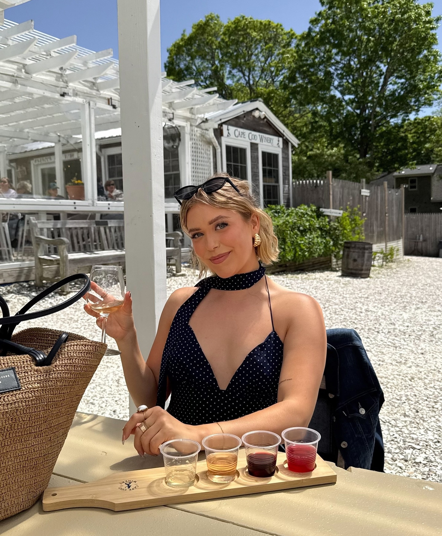 Top I got a small! & jeans are from enjeandenim sadly couldn’t link directly 

The cutest summer wine tasting fit!! 

#LTKStyleTip #LTKSummerEdit #LTKSeasonal