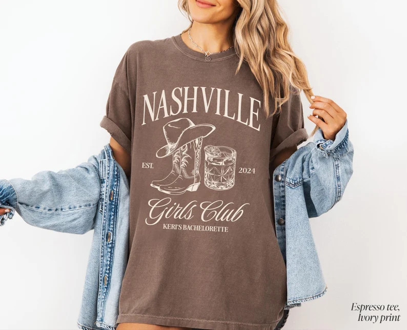 Nashville Bachelorette Shirts, Personalized Bachelorette Shirts, Nashville Bach Party, Personaliz... | Etsy (Global)